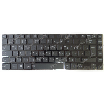 Клавиатура Toshiba C800 L800 C805 L830 C840 черная с рамкой