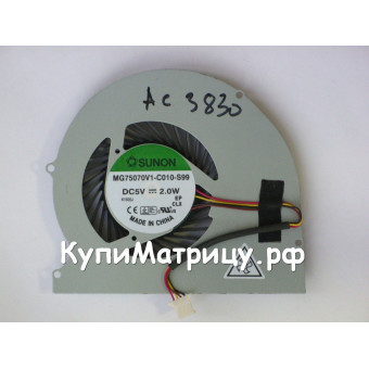 Кулер Acer 3830 3830TG 4830T 4830Z MG75070V1-C010-S99 DC5V 2.0W Ш 80мм x В 70мм 4pin