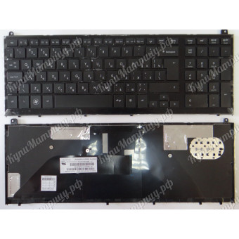 Клавиатура HP 4520S черная с рамкой большой enter