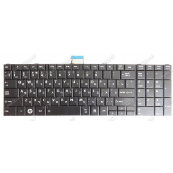 Клавиатура Toshiba C850 черная плоский enter