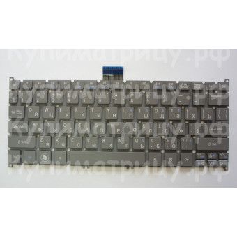 Клавиатура Acer S3 S5 S3-391 S3-951 S5-391 серая без рамки