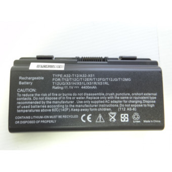 Аккумулятор Asus X51H X51RL T12C T12ER T12JG T12UG T12FG 11.1V 4400mAh