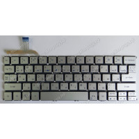 Клавиатура Acer S7-191 S7-39 серебристая без рамки с подсветкой