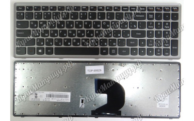 Клавиатура Lenovo P500 Z500 черная серой рамкой