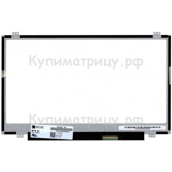 Матрица для ноутбука 14.0" 1366x768 40 pin SLIM LED HB140WX1-300 глянец (6 бп)