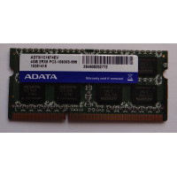 Оперативная память для ноутбука DDR3 4GB Adata 2RX8 PC3-10600S-999