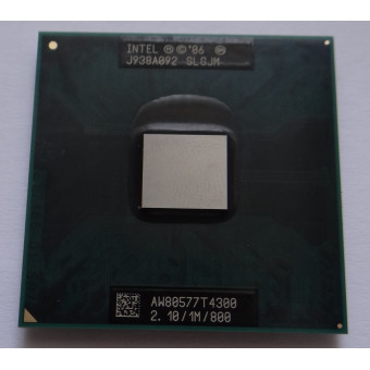 Процессор Socket P (mPGA478MN) intel Core 2 Duo T4300 SLGJM 2.10 ГГц с разбора