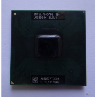 Процессор Socket P (mPGA478MN) Intel Celeron T3500 AW80577T3500 SLGJV 2.10ГГц с разбора