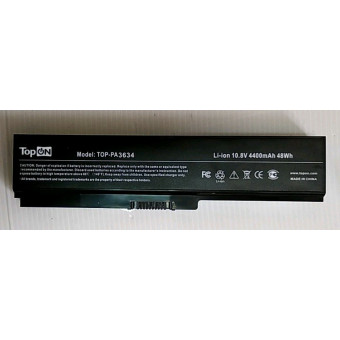 Аккумулятор Toshiba A660 A665 C600 C645 C650 C655 10.8V 4400mAh Topon