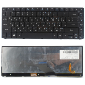 Клавиатура Acer 3810 4810T 4736 4738 черная с подсветкой