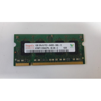 Оперативная память для ноутбука DDR2 1GB Hynix 2rx16 pc2-6400s-666-12