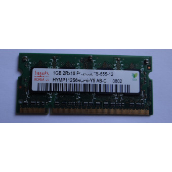 Оперативная память для ноутбука DDR2 1Gb Hynix 2Rx16 PC2-5300S-555-1