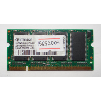 Оперативная память для ноутбука DDR1 256MB HYS64D32020HDL-6-C