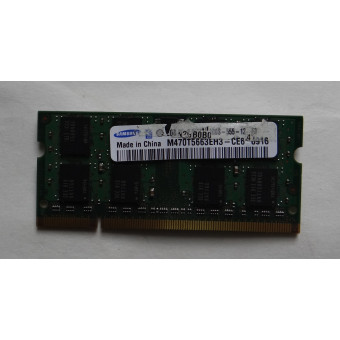 Оперативная память для ноутбука DDR2 2GB Samsung SO-DIMM PC5300 M470T5663EH3-CE6