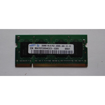 Оперативная память для ноутбука DDR2 256MB 1Rx16 PC2-4200S-444-12-C3