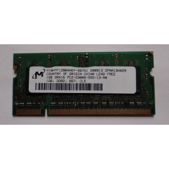 Оперативная память для ноутбука DDR2 1GB 2Rx16 PC2-5300S-555-13-A0