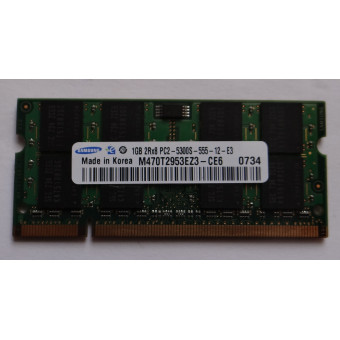 Оперативная память для ноутбука DDR2 1GB 2Rx16 PC2-5300S-555-12-A3