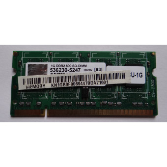 Оперативная память для ноутбука DDR2 1GB 800 SO-DIMM 536230-574