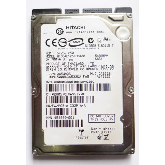 ЖД Hitachi Travelstar 5K250 HTS542525K9SA00 250Гб HDD SATA III 2.5" донор