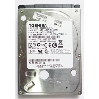 ЖД Toshiba 750GB MQ01ABD075 HDD донор