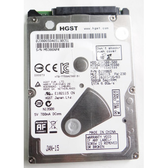 ЖД Hitachi Travelstar Z7K500 HTS725050A7E680 500Гб HDD SATA III 2.5" донор