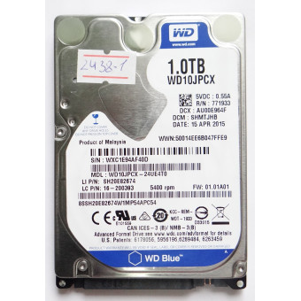 ЖД WD Scorpio Blue WD10JPCX 1TB HDD SATA II 2.5" донор