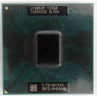 Процессор Socket M (mPGA478MT) Intel Core Duo T2250 SL9DV 1.73ГГц с разбора