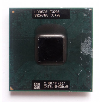 Процессор Socket P (mPGA478MN) intel Core 2 Duo T3200 SLAVG 2.0ГГц с разбора