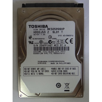 ЖД Toshiba 500GB MK5059GSXP SATA II донор