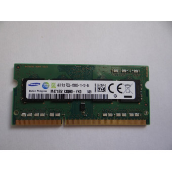 Оперативная память для ноутбука DDR3L 4GB Samsung 1Rx8 PC3L-12800S-11-12-B4