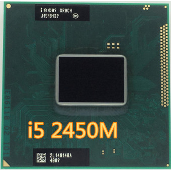 Процессор Socket G2 (rPGA988B) Intel Core i5-2450M SR0CH 2.5ГГц с разбора