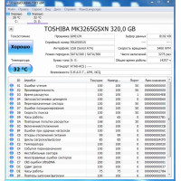 Жесткий диск Toshiba 320GB MK3265GSXN HDD с разбора