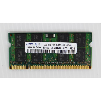 Оперативная память для ноутбука DDR2 2GB Samsung 2Rx8 PC2-6400S 666-12-E3 (с разбора)