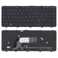 Клавиатура HP Probook 430G2 440G0 440GI 440G2 445GI 445G2 черная с рамкой с подсветкой