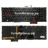 Клавиатура Acer Predator 15 17 G9-591 591R G9-592 593 G9-791 G9-592 черная без рамки с подсветкой