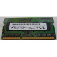 Оперативная память для ноутбука DDR3L 4GB Micron 1RX8 PC3L-12800-11-11-B2 MT16KTF51264HZ-1G6E1