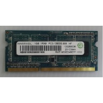 Оперативная память для ноутбука DDR3 1GB Ramaxel 1Rx8 PC3-10600S донор