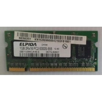 Оперативная память для ноутбука DDR2 1GB 2Rx16 PC2-5300S-555-12-A0