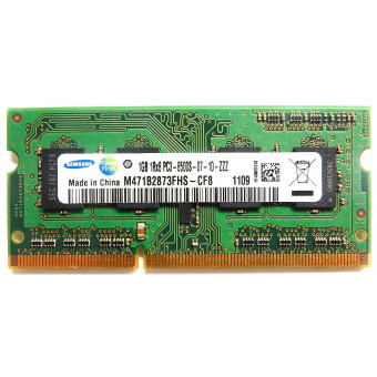 Оперативная память для ноутбука DDR3 1GB Samsung 1Rx8 PC3-8500S-07-10-ZZZ с разбора