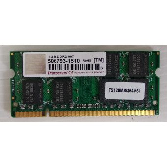 Оперативная память 1GB DDR2 667 Transcend 506793-1510 с разбора