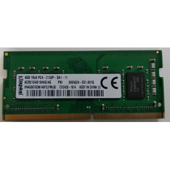 Оперативная память для ноутбука DDR4 4Gb Kingston 1Rx8 PC4-2133P-SA1-11 с разбора с ошибками