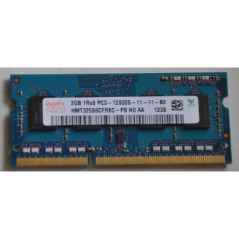 Оперативная память для ноутбука DDR3 2GB Hynix 1Rx8 PC3-12800S-11-11-B2 с разбора