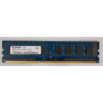 Оперативная память для компьютера DDR3 2GB ELPIDA 1Rx8 PC3-10600U-9-10-A0