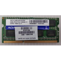 Оперативная память для ноутбука DDR3 4GB Adata 2RX8 PC3-12800S-11