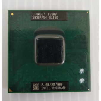 Процессор Socket P (PPGA478) intel Core 2 Duo T5800 SLB6E 2.00ГГц с разбора