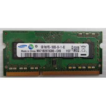 Оперативная память для ноутбука DDR3 1GB Samsung 1Rx8 PC3-10600S-09-11-B2