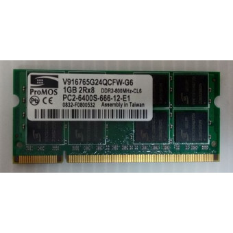 Оперативная память для ноутбука DDR2 1GB Promos 2rx8 pc2-6400s-666-12-e1