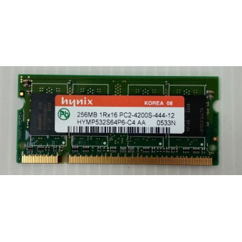 Оперативная память для ноутбука DDR2 256MB Hunix 1Rx16 PC2-4200S-444-12