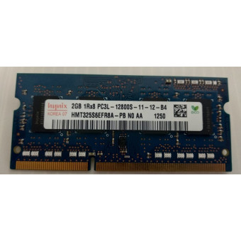 Оперативная память для ноутбука DDR3L 2GB Hynix 1Rx16 PC3L-12800S-11-12-B4