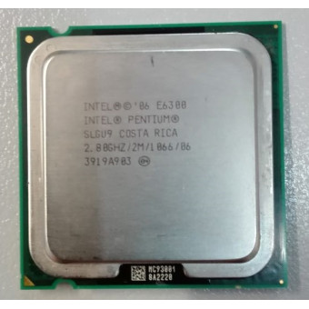 Процессор Intel Pentium E6300 Wolfdale 2.80GHz LGA775 1066MHz с разбора